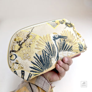 Vintage Obi Zippered Pouch