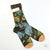 Bird and Fauna Sock - Khaki Green