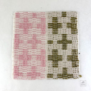 Handwoven Wool Tea Mat 02 by Satoko Pettersson