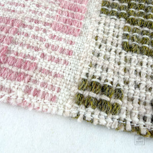 Handwoven Wool Tea Mat 02 by Satoko Pettersson