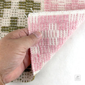 Handwoven Wool Tea Mat 02 by Satoko Pettersson
