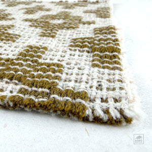 Handwoven Wool Tea Mat 03 by Satoko Pettersson