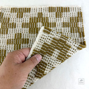 Handwoven Wool Tea Mat 03 by Satoko Pettersson