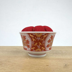 Kutani Pincushion: Yoshidaya