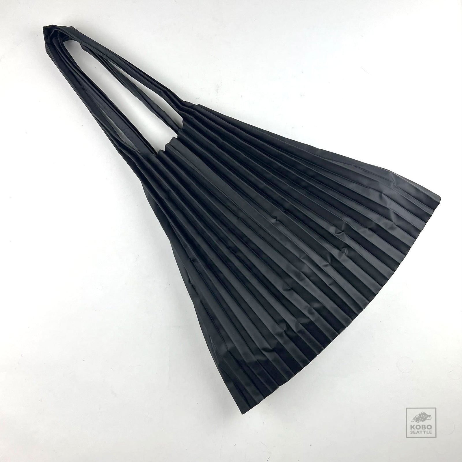 Pleated Recycled Bag - Black