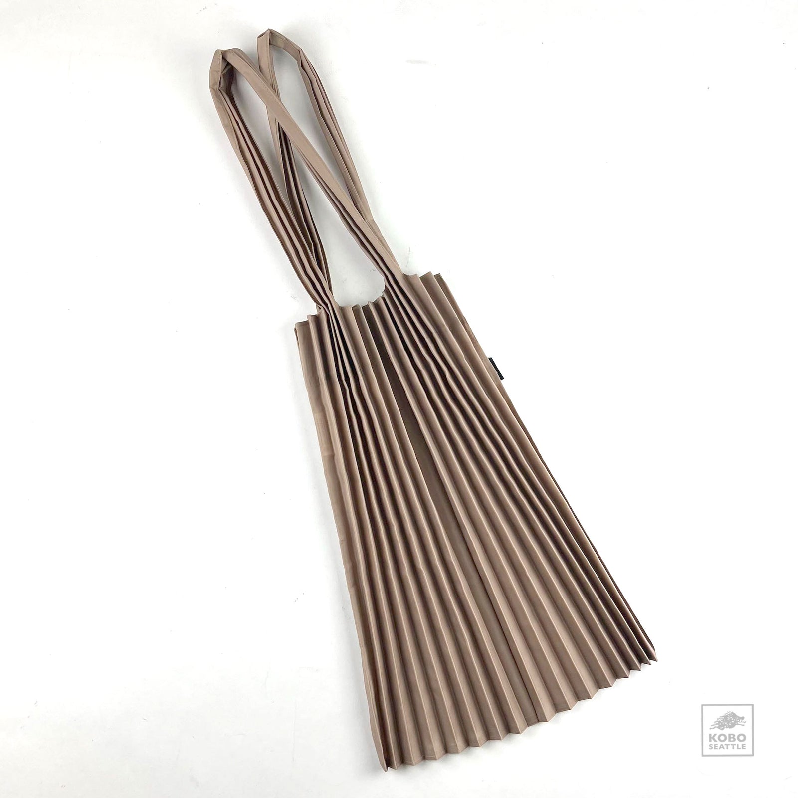 Pleated Recycled Bag - Mocha
