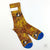 Bird and Fauna Sock - Caramel