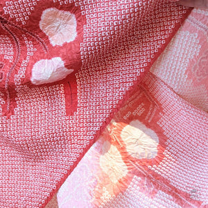 Shibori Top - Red/Pink