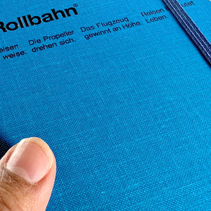 Notebook - Rollbahn - Blue