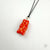 Red Glass Gummy Pendant Necklace