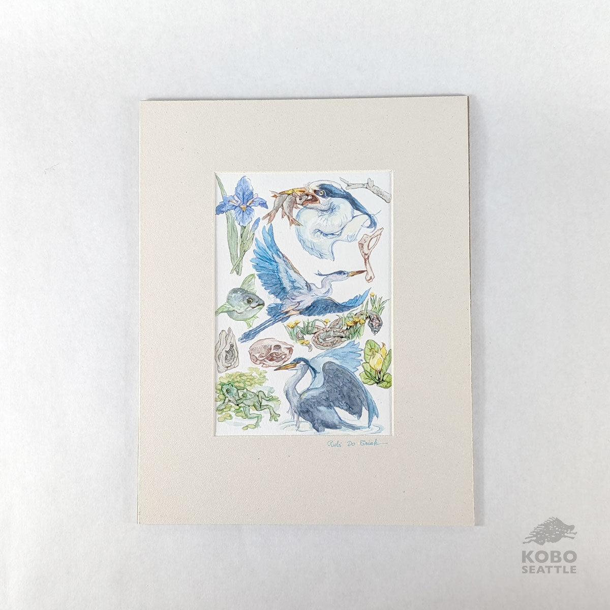 Woodland Treasures: Great Blue Heron - Rubi Do Trinh