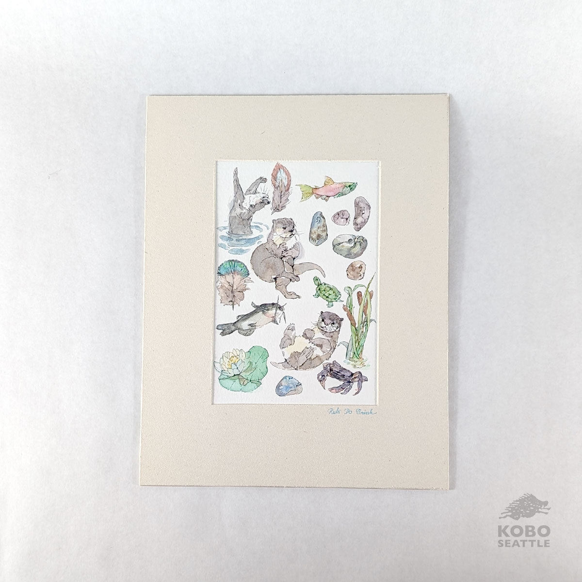 Woodland Treasures: Otters & Their Pet Rocks - Rubi Do Trinh