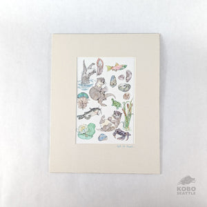 Woodland Treasures: Otters & Their Pet Rocks - Rubi Do Trinh