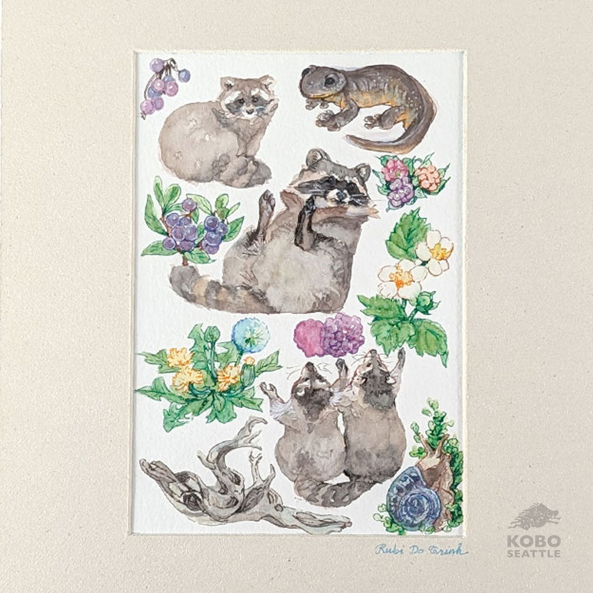 Woodland Treasures: The Masked Bandits - Rubi Do Trinh
