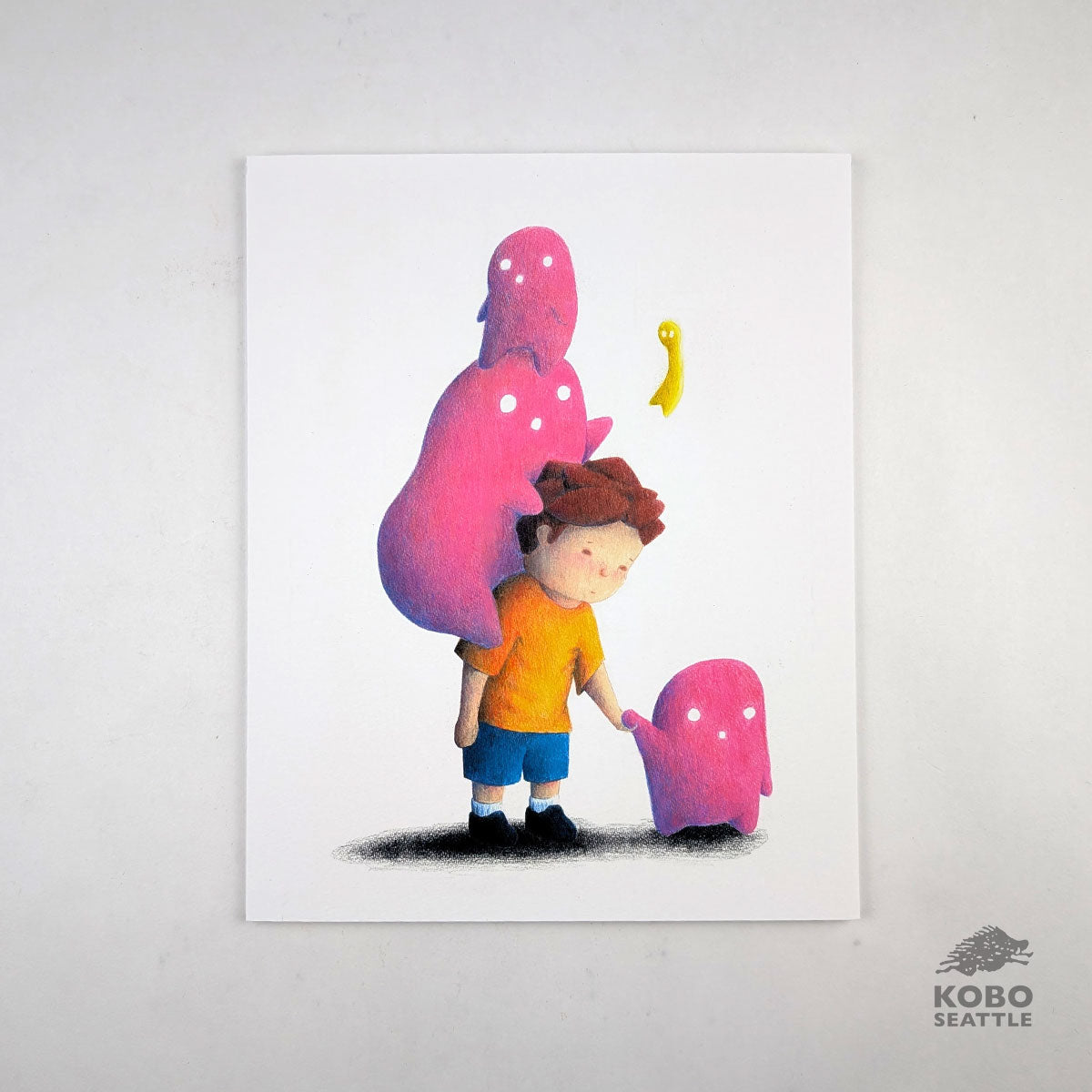 The Curious Three Giclee by Ruka