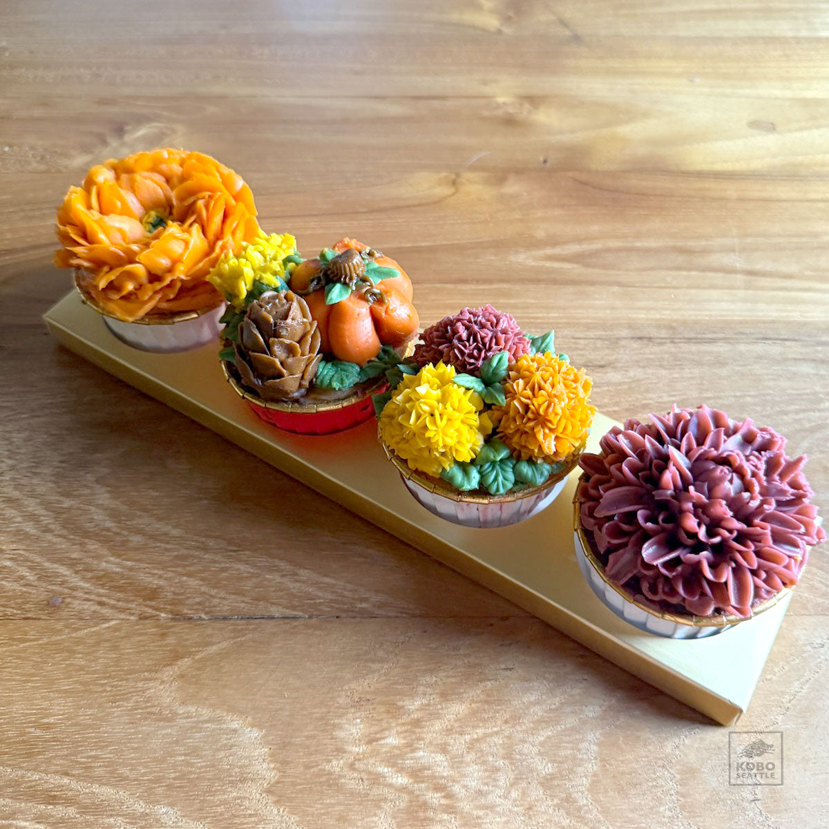 PREORDER: Sakura Sweets Thanksgiving Floral Cupcakes