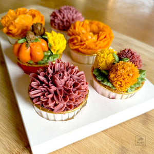 PREORDER: Sakura Sweets Thanksgiving Floral Cupcakes