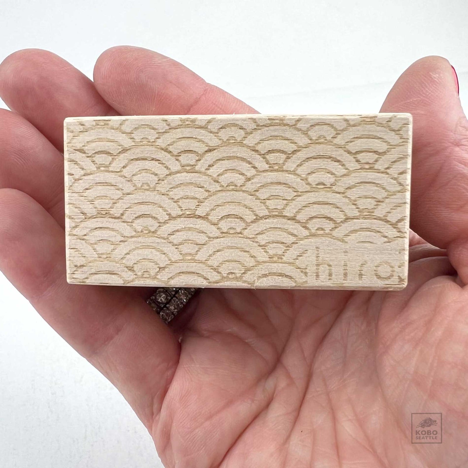 Small Sewing  Box - Seigaiha