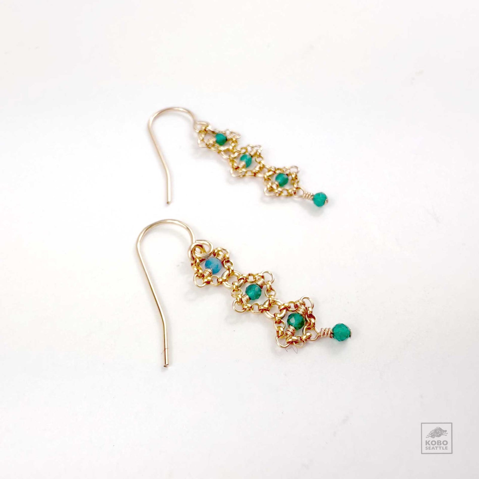 Green Garnet Earrings