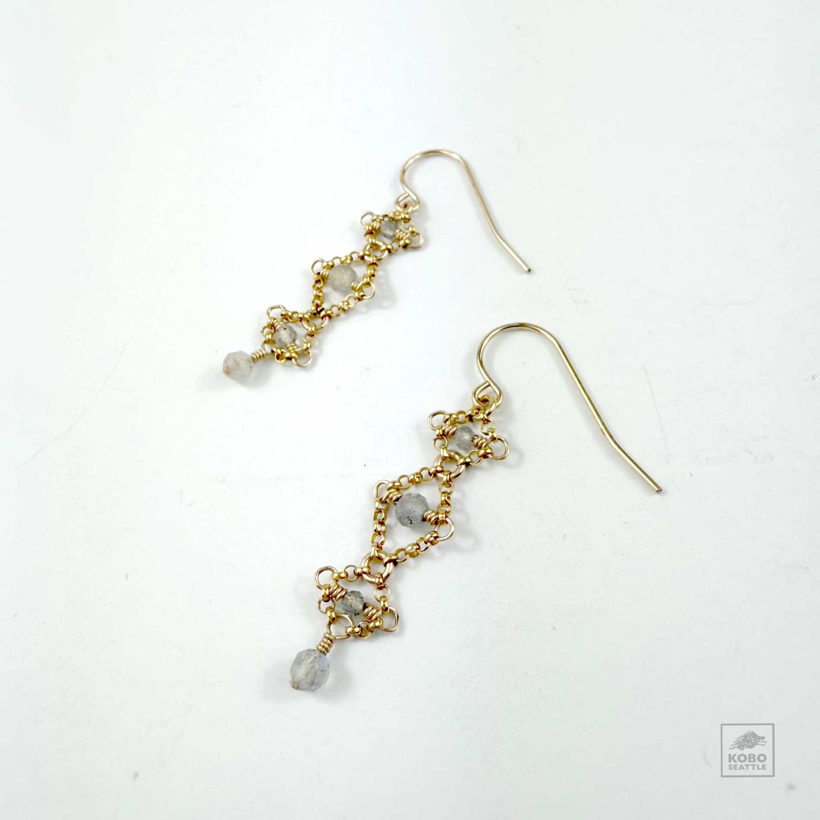 Labradorite Earrings