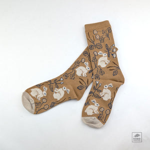 Rabbits & Plants Socks
