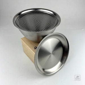 Japanese Stainless Steel Bowl and Strainer Set