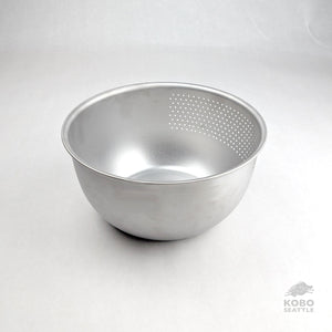 Stainless Steel Bowl and Sieve