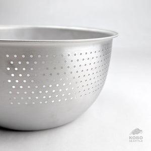 Stainless Steel Bowl and Sieve