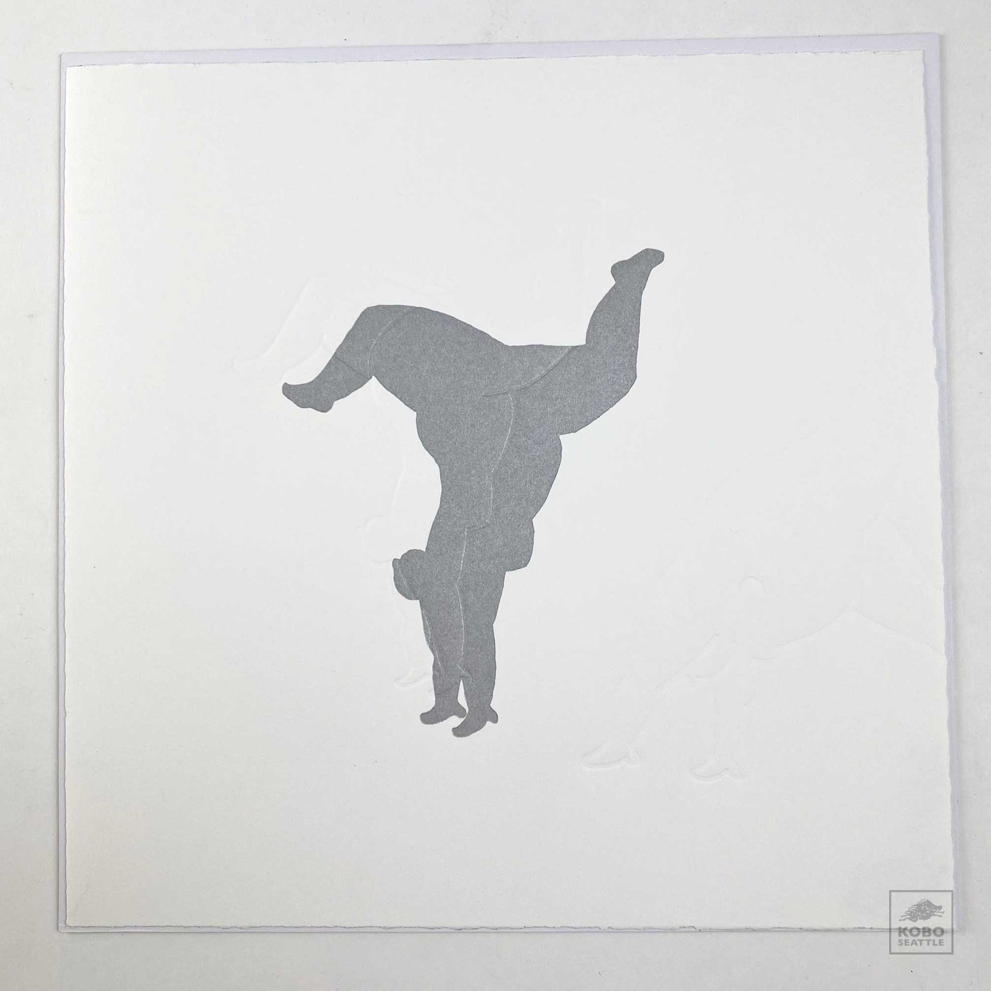 Tomoko Suzuki Monoprint - Handstand 19