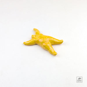 Yellow Starfish Mini Figure by Tomoko Suzuki