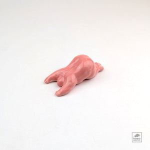 Pink Child's Pose Mini Figure by Tomoko Suzuki