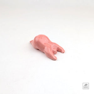 Pink Child's Pose Mini Figure by Tomoko Suzuki