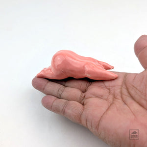 Pink Child's Pose Mini Figure by Tomoko Suzuki