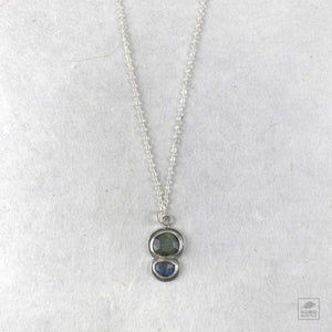Labradorite Rosecut Duo Necklace by Little Teal