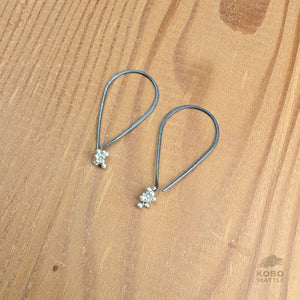 Tear Hoop Earrings