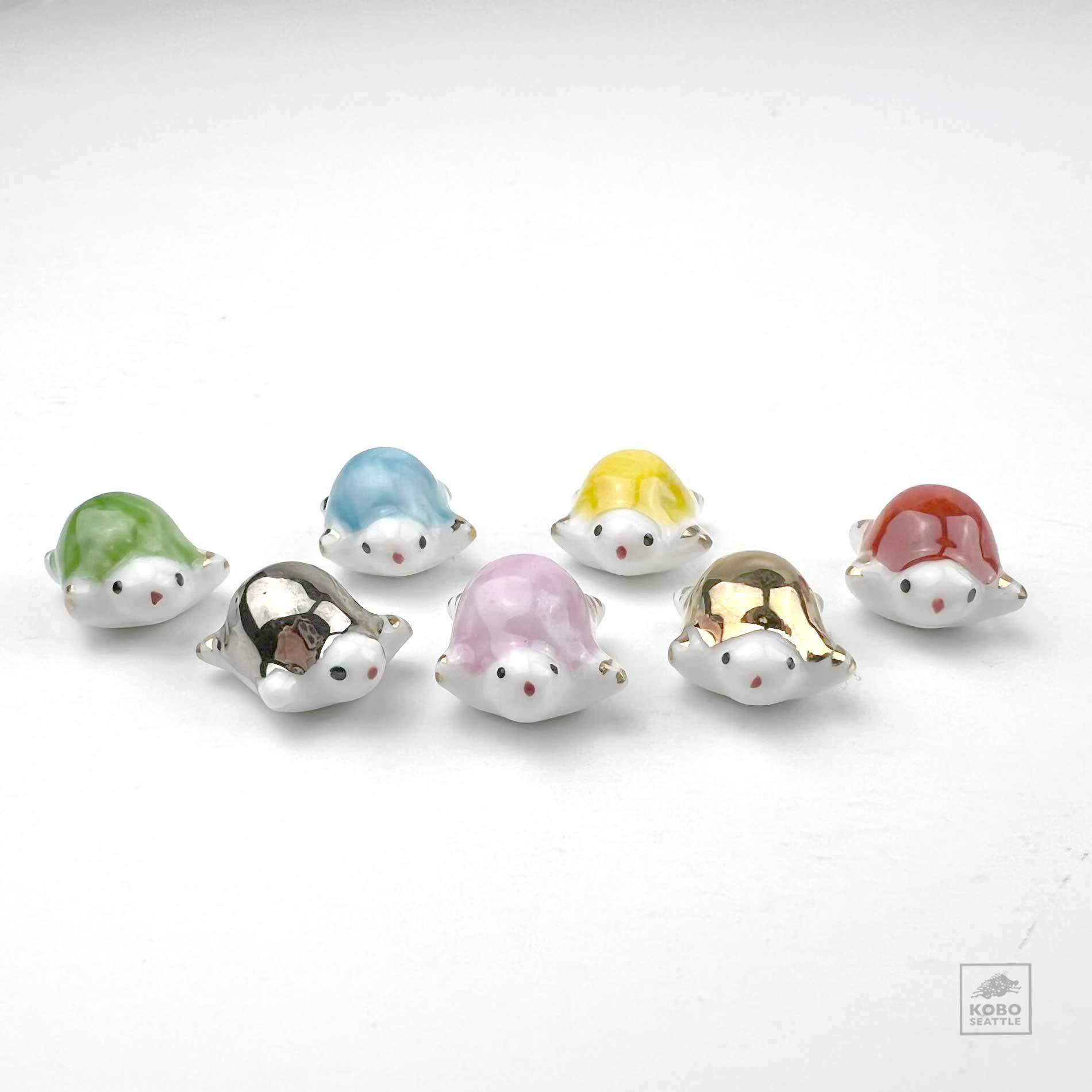 Super Tiny Lucky Turtles - set of 7 - KoboSeattle
