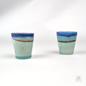 Tomomi Shinohara 04 - pourer + two cups (three-piece set)
