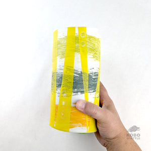 Yellow Stencil Vase by Christine Westergaard