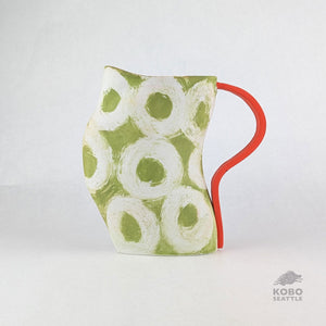 Green Donut Pitcher by Christine Westergaard