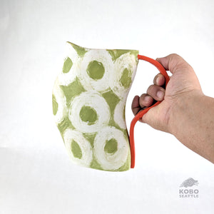 Green Donut Pitcher by Christine Westergaard