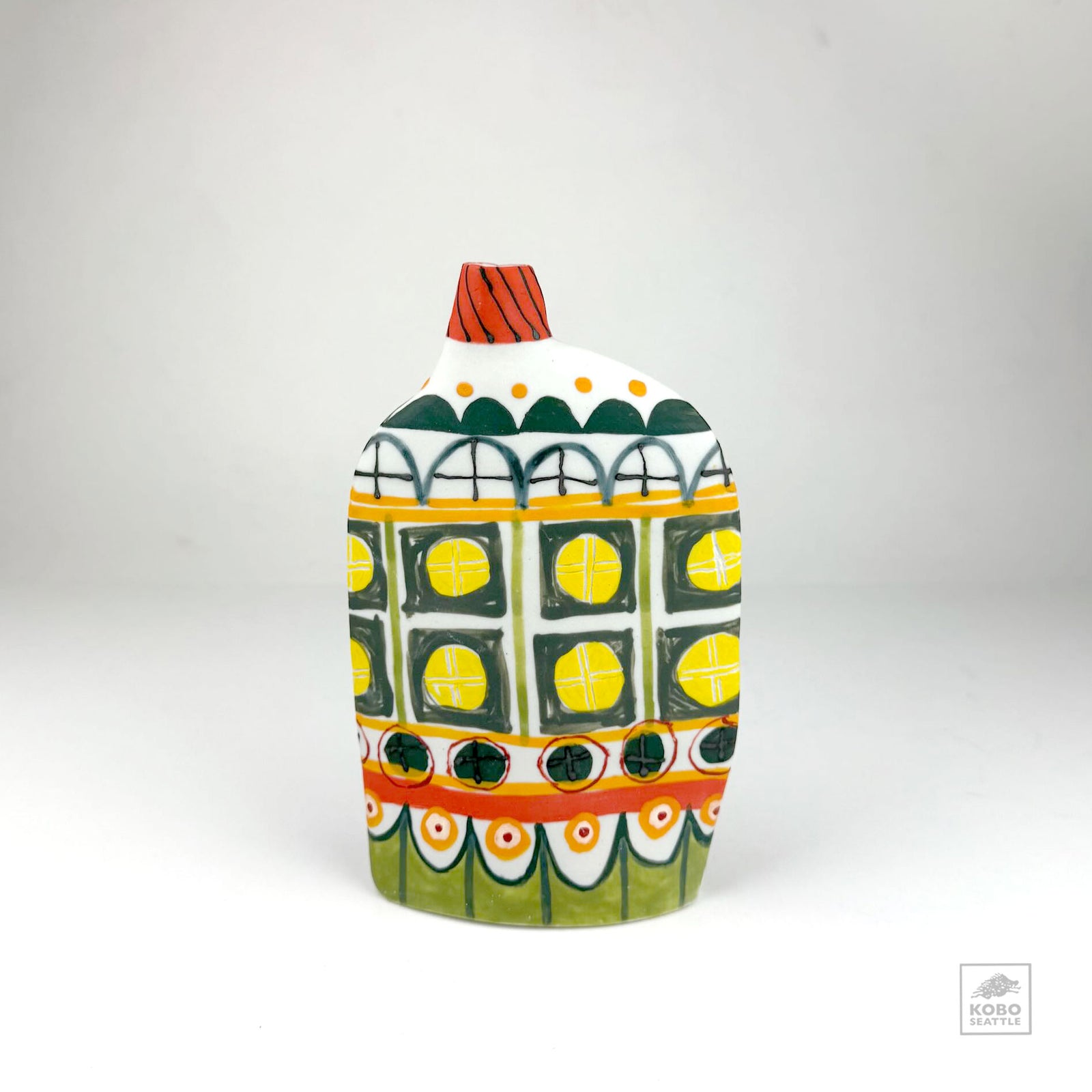 Formal Garden Flask 6 by Christine Westergaard