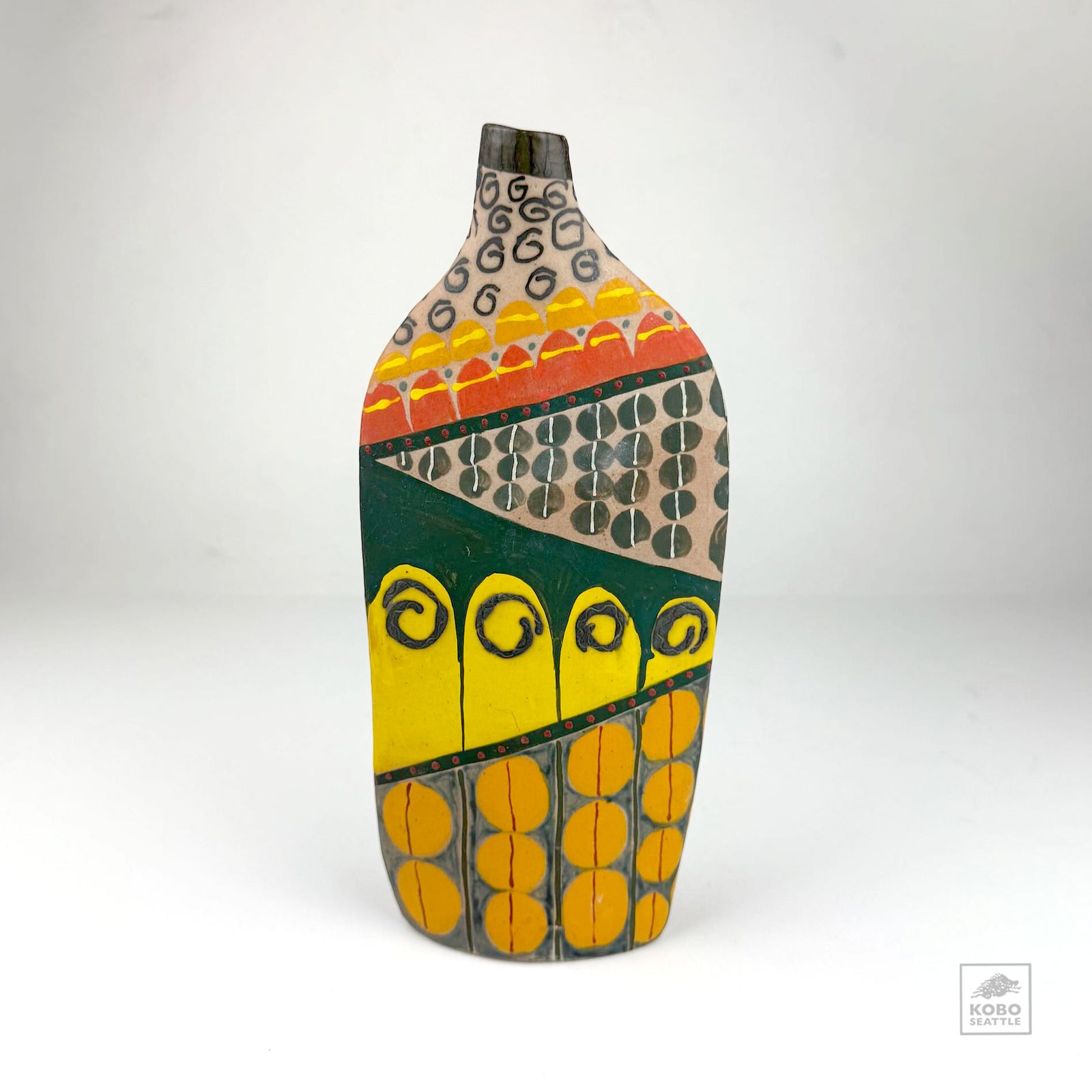 Yellow Toes Flask by Christine Westergaard