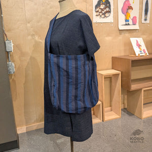 Harappa Shoulder Bag - Blue Stripes