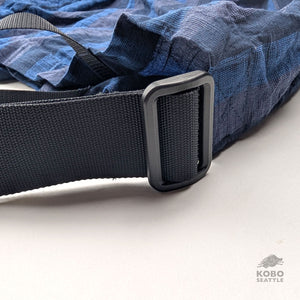 Harappa Sporty Bag with Nylon Straps - Blue Stripes