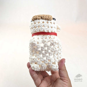 Handwoven Basket Dog from Wakayama, Japan