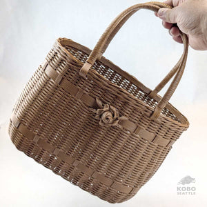 Handwoven Basket Bag 16 from Wakayama, Japan