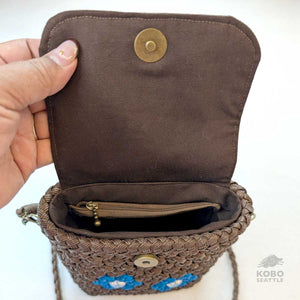 Handwoven Crossbody Basket Bag from Wakayama, Japan