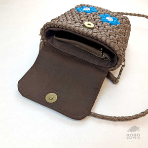 Handwoven Crossbody Basket Bag from Wakayama, Japan