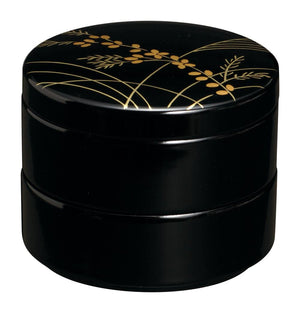 Heiando Japanese Lacquerware Tiered Box - Akikusa