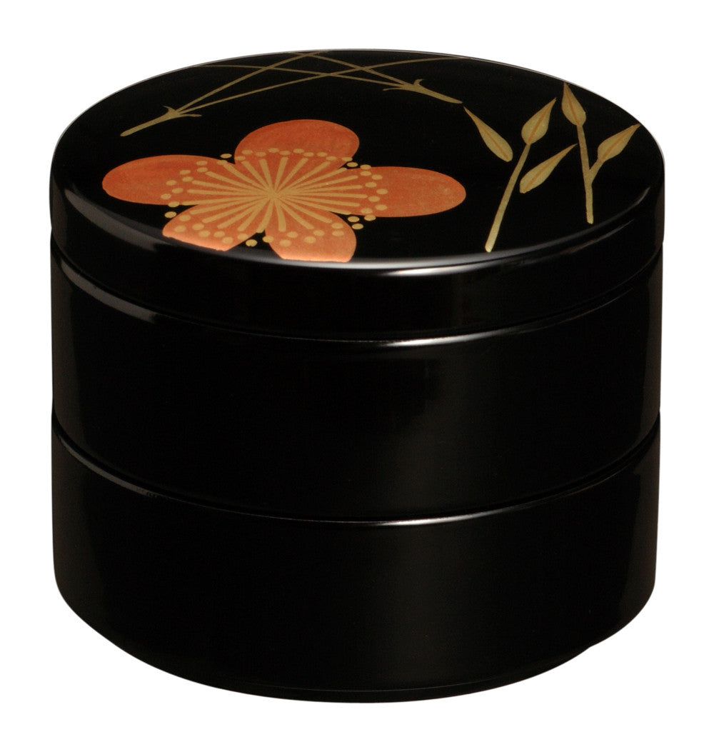 Heiando Japanese Lacquerware Tiered Box - Shouchikubai